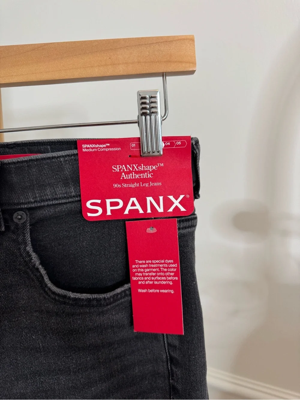 SPANXshape® Authentic 360 90s Straight Leg Jeans